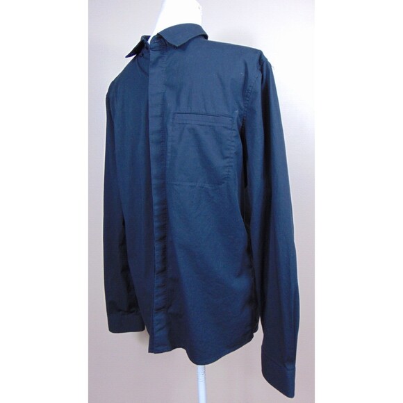 Lululemon Recommission LS Shirt Buttondown Four-Way Stretch Sz Medium Black - Picture 6 of 11